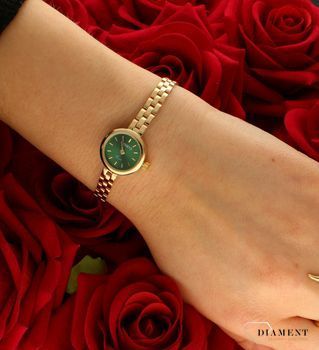 Złoty zegarek Geneve damski 585 biżuteryjna bransoletka ZG 178A. Złote zegarki- te szykowe czasomierze skierowane są dla osób ceniących elegancję i prestiż, a także stanowią ekskluzywny element biżuterii (7).jpg